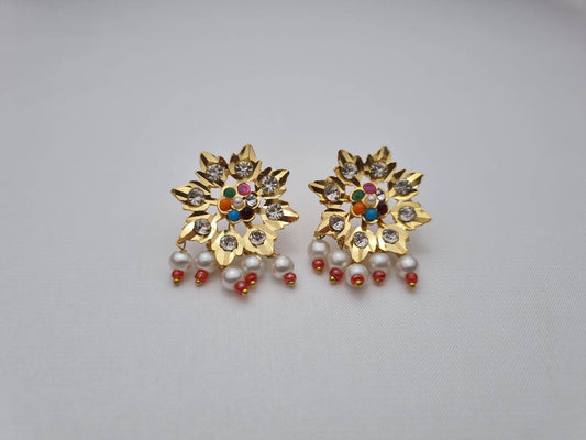 Snow Naurattan Studs Earring