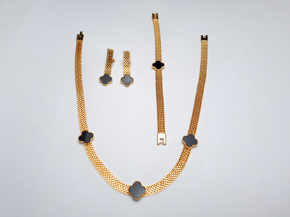 Clover Charm set with Bracelet