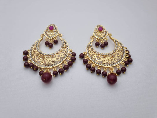 Sitara Ruby Chandbali